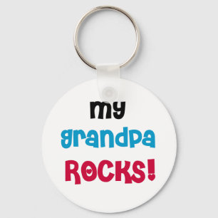 My Grandpa Rocks Key Ring