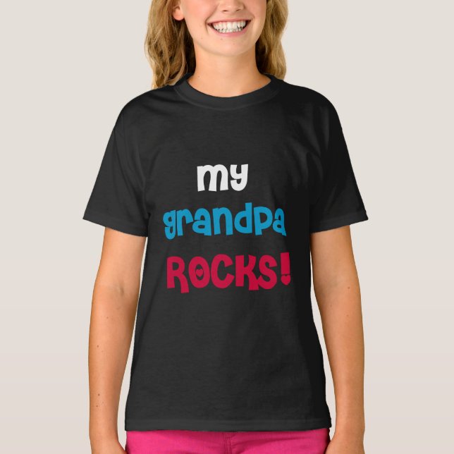 My Grandpa Rocks T-Shirt (Front)