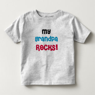 My Grandpa Rocks Toddler T-Shirt