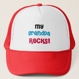 My Grandpa Rocks Tshirts and Gifts Trucker Hat