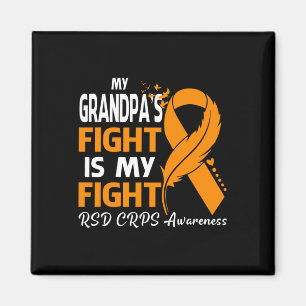 My Grandpa's Fight Is My Fight Rsd Crps Awareness Magnet