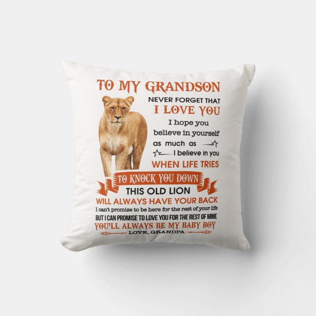 My Grandson Cushion (Front)