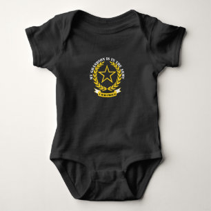 My Grandson Is In Army Gift Baby Bodysuit