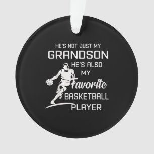 My Grandson Is My Favourite Basketball Player Ornament