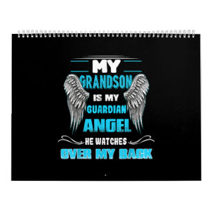 My Grandson Is My Guardian Angel Calendar