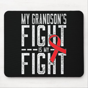 My Grandson's Fight is My Fight Blood Cancer Aware Mouse Mat