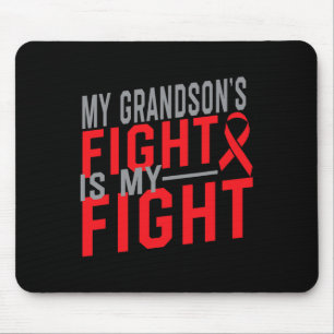 My Grandson's Fight is My Fight Blood Cancer Aware Mouse Mat