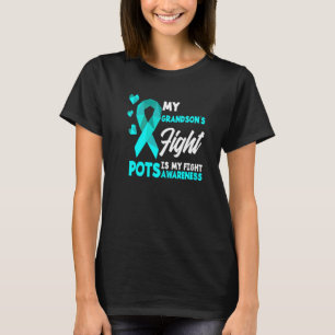 My Grandson's Fight Is My Fight Pots Syndrome Awar T-Shirt
