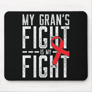 My Gran's Fight is My Fight Blood Cancer Awareness Mouse Mat