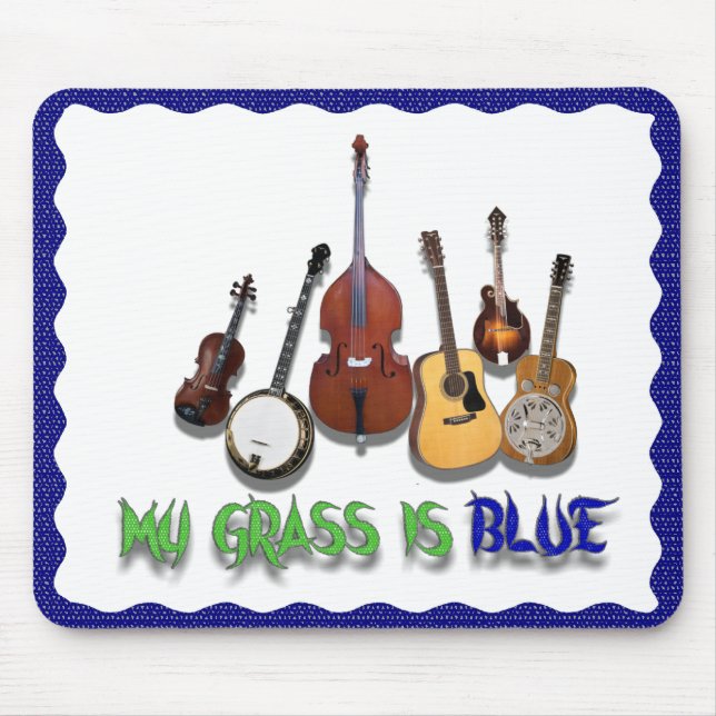 MY GRASS IS BLUE-MOUSEPAD MOUSE MAT (Front)