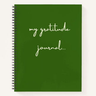 my gratitude journal Notebook
