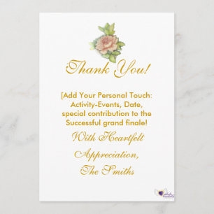 My Gratitude Specially For You!-Customise Thank You Card