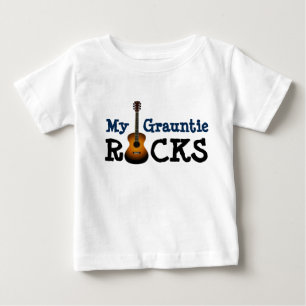 "My Grauntie Rocks!" Baby T-Shirt