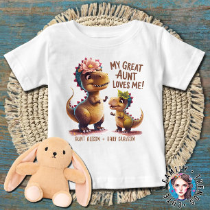 My Great Aunt Loves Me Baby T-Shirt