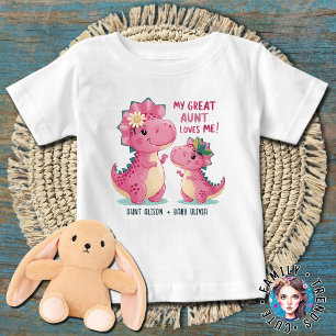 My Great Aunt Loves Me Baby T-Shirt