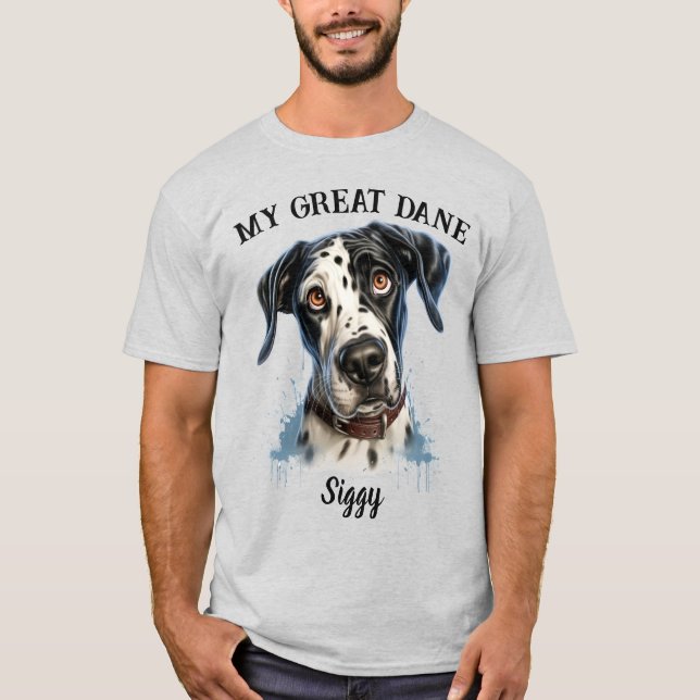 My Great Dane T-Shirt (Customisable) (Front)