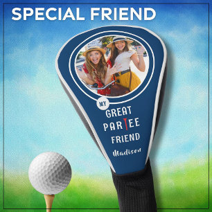 My Great Par-Tee Friend Personalised Photo * Golf Head Cover