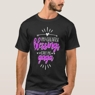 My Greatest Blessings Call Me Memaw Gaga T-Shirt
