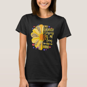 My Greatest Blessings Call Me Mom And NaNa Mothers T-Shirt