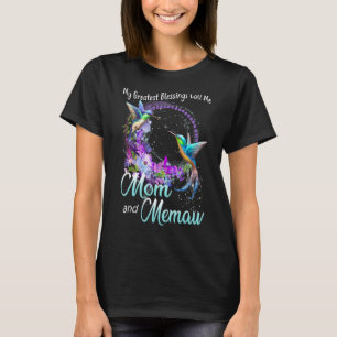 My Greatest Blessings Call Me Mum And Memaw Hummin T-Shirt
