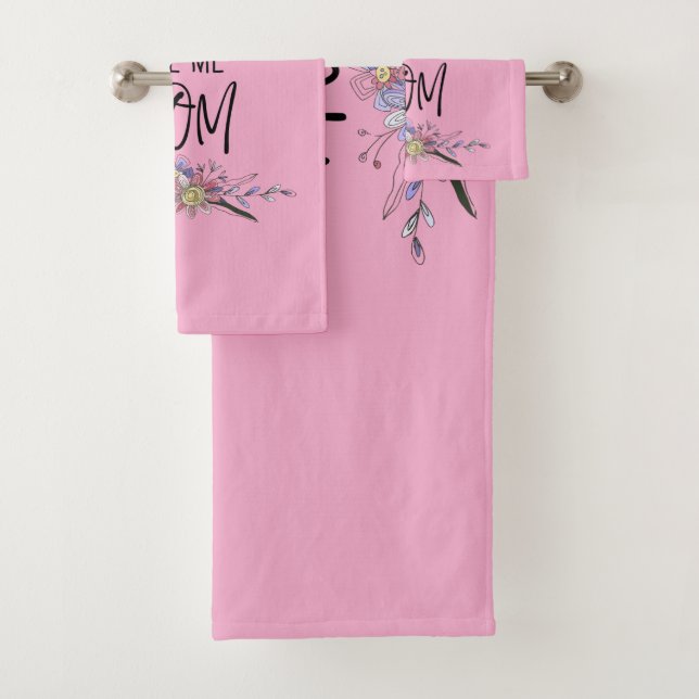 My Greatest Blessings Call Me Mum Bath Towel Set (Insitu)