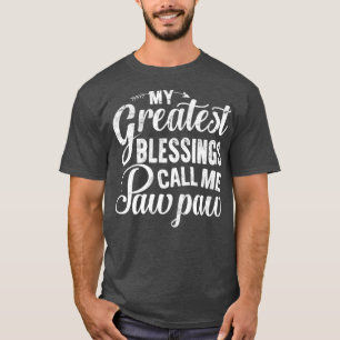 My Greatest Blessings Call Me Paw Paw Vintage T-Shirt