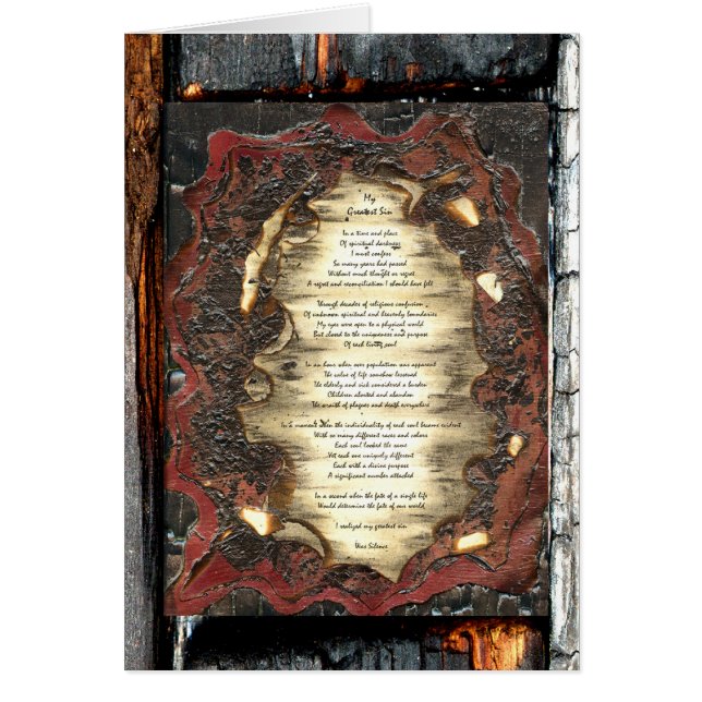 My Greatest Sin & Cross of Strength (Front)