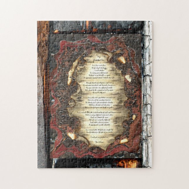My Greatest Sin Jigsaw Puzzle (Vertical)