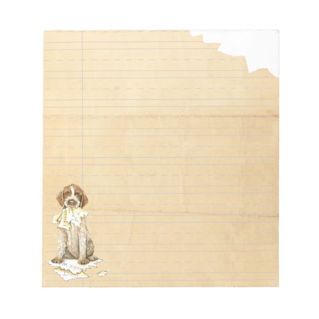My Griffon Ate my Homework Notepad (Front)