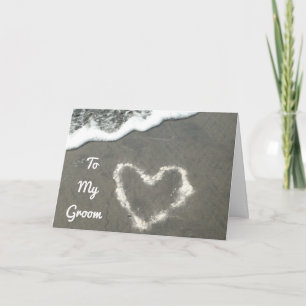 **MY GROOM ON OUR WEDDING DAY** FOREVER LOVE CARD