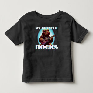 My Gruncle Rocks! Colourful Bear Toddler T-Shirt