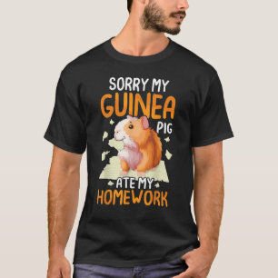 My Guinea Pig ate my Homework Cavy Kids Girls T-Shirt