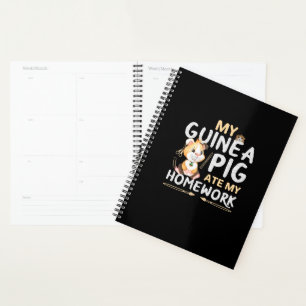 My Guinea Pig Ate My Homework - Cute School Planner