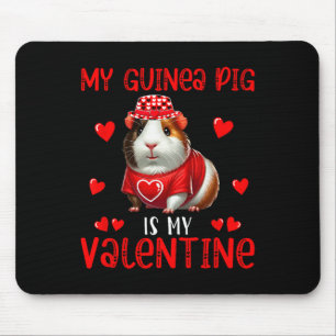 My Guinea Pig Is My Valentine Hearts Matching Rode Mouse Mat
