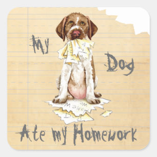 My GWP Ate My Homework Square Sticker
