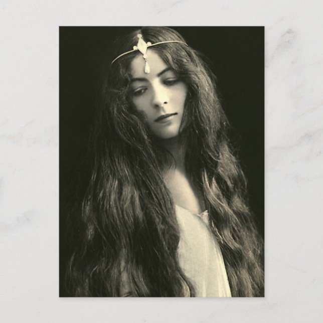 My Hair is Very Long Postcard (Front)