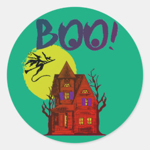 My halloween  classic round sticker