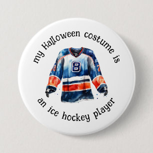 My Halloween Costume is a Hockey Player, Funny  7.5 Cm Round Badge