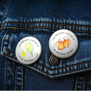 My Halloween Costume is an Avid Beer Drinker Funny 7.5 Cm Round Badge