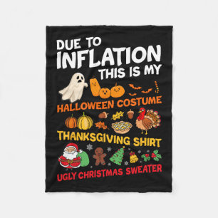 My Halloween Thanksgiving Christmas Costume Men Wo Fleece Blanket
