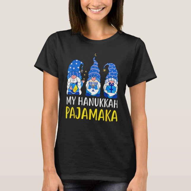 My Hanukkah Pajamakah  Chanukah Pyjamas PJs T-Shirt (Front)