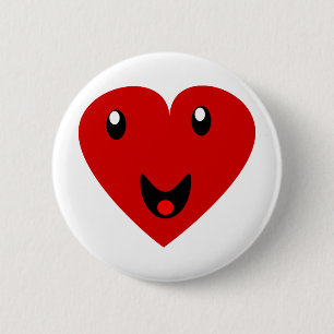 My Happy Heart 6 Cm Round Badge