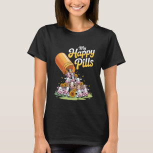My Happy Pills Cow Lover Joyful Vibe Perfect Farm T-Shirt
