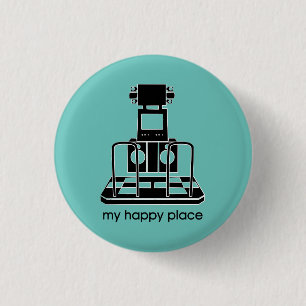 My Happy Place 3 Cm Round Badge