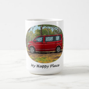 My Happy Place: celebrating van life Coffee Mug