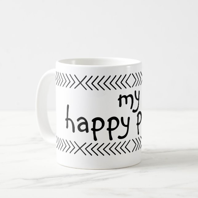 My Happy Place Coffee Mug (Front Left)