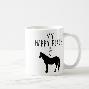 My Happy Place Horse Lover S Horseback Riding Eque Coffee Mug