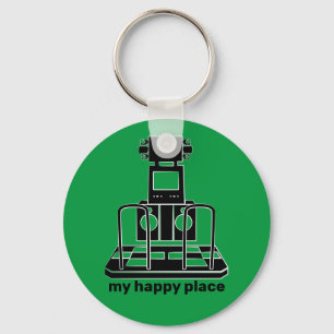 My Happy Place Key Ring