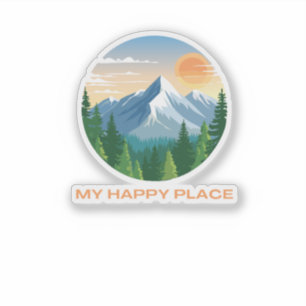 My Happy Place Mountain Sweatshirt