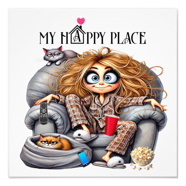 MY HAPPY PLACE PHOTO PRINT (Front)